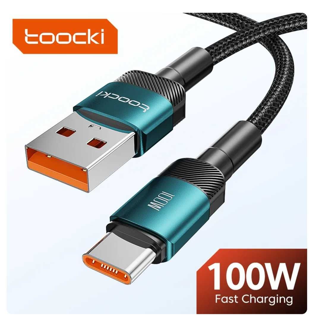 Чудовий і Надійний Кабель Toocki USB - Type-C PD3.0 QC4.0 100W 7A