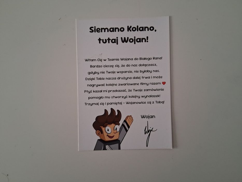 Kolekcjonerskie zdjęcie wojana z black week (Z Autografem)