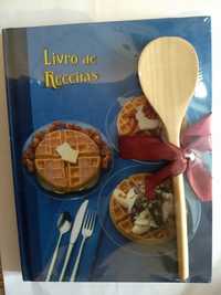 Livro Receitas infantil Selado - Novo! Com colher de brinde!