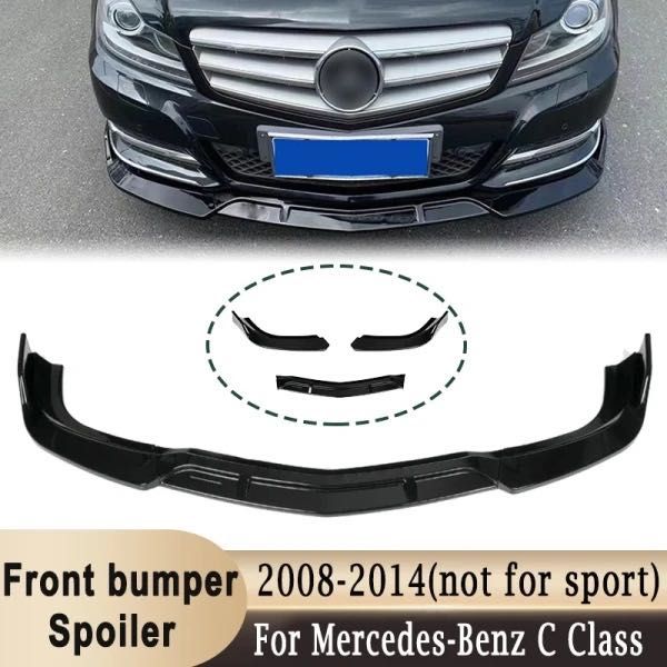 Губа на бампер сплитер накладка на бампер Mercedes W204 сплитер перед