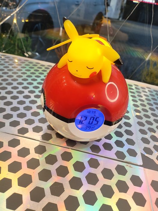 Lampka nocna zegar Pokemon