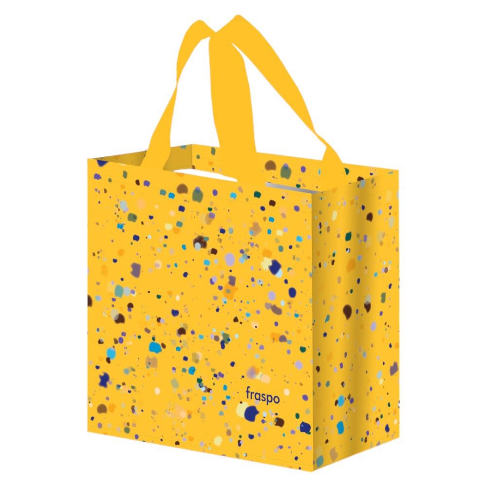 torba na zakupy 10l 25x27x15 plamka żółta 1szt