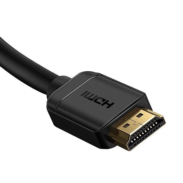 Baseus kabel przewód HDMI 2.0/4K 60 Hz 3D HDR 18 Gbps 1 m czarny (CAKG