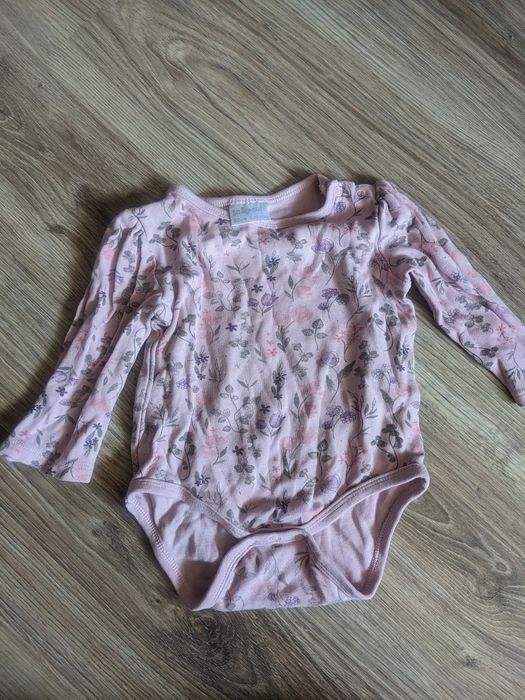 Body długi rękaw kwiaty kwiatki