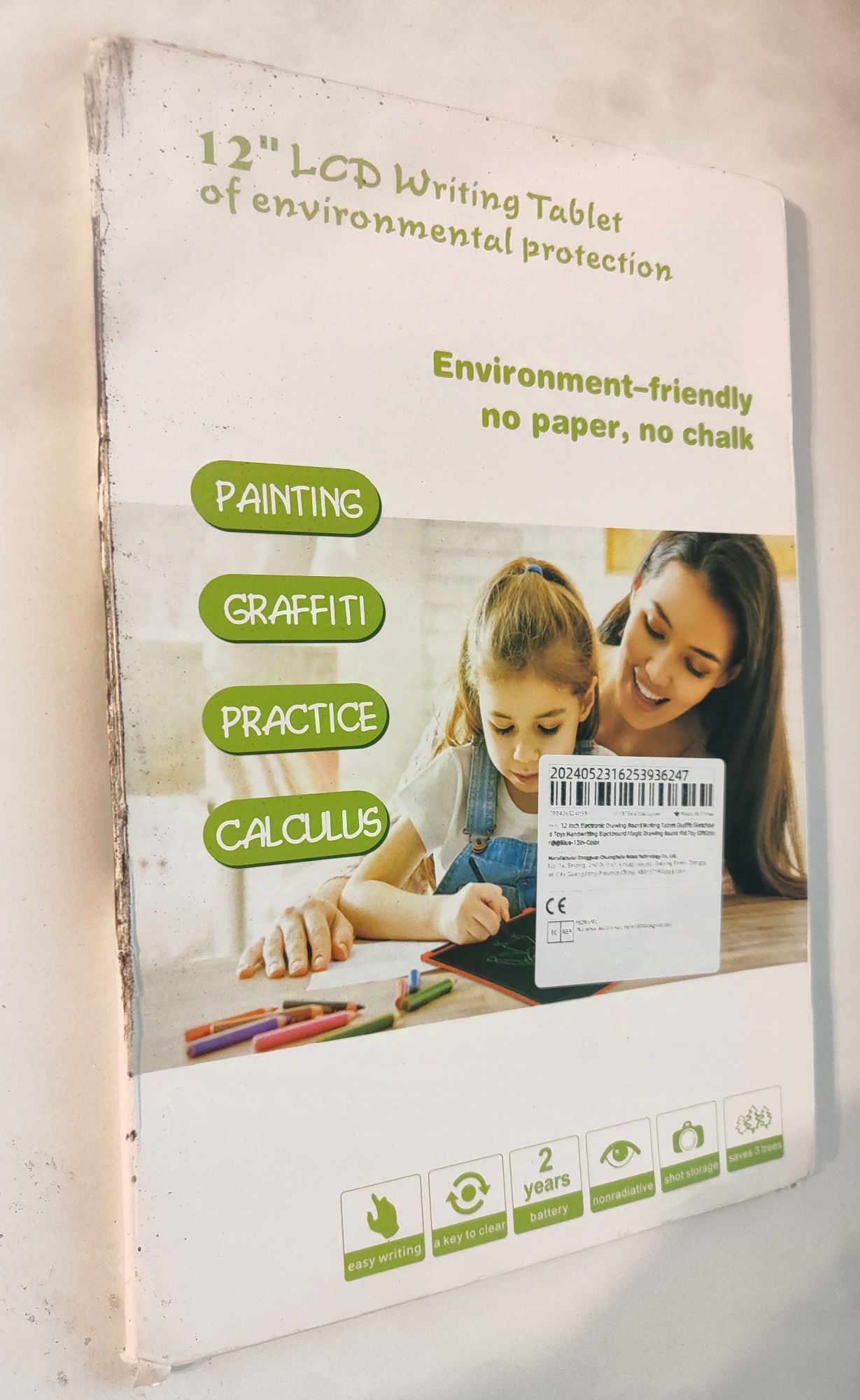 Nowy tablet LCD graficzny 12 calowy znikopis tablica