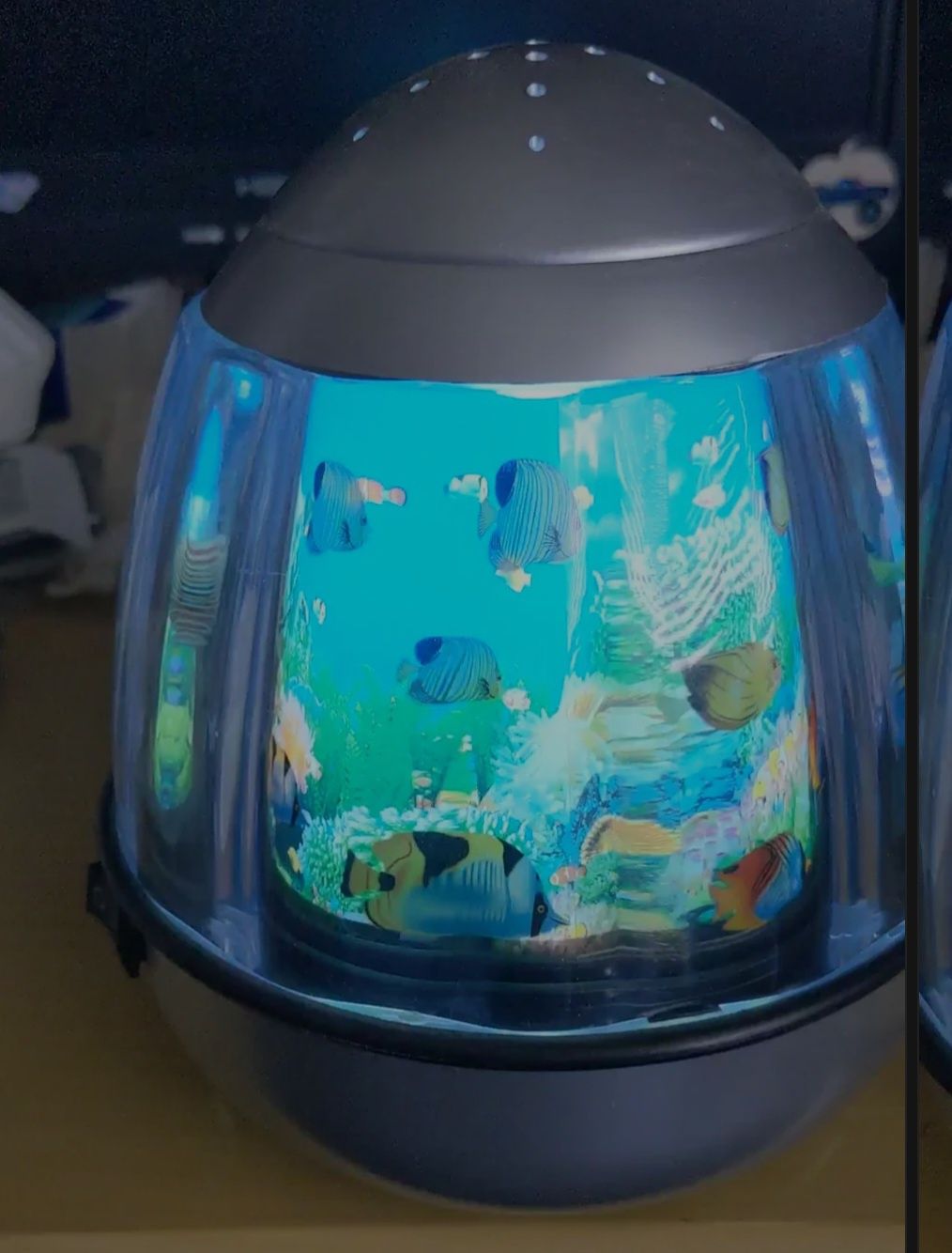 Нічна лампа у вигляді акваріума, нічник, ночник ночная лампа,не працює