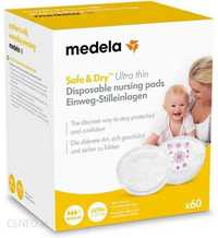 Medela Jednorazowe Wkładki Laktacyjne Ultra Thin 60Szt