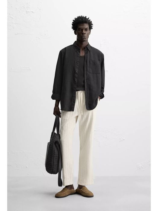 Штани в смужку ZARA (Розмір L, XL)