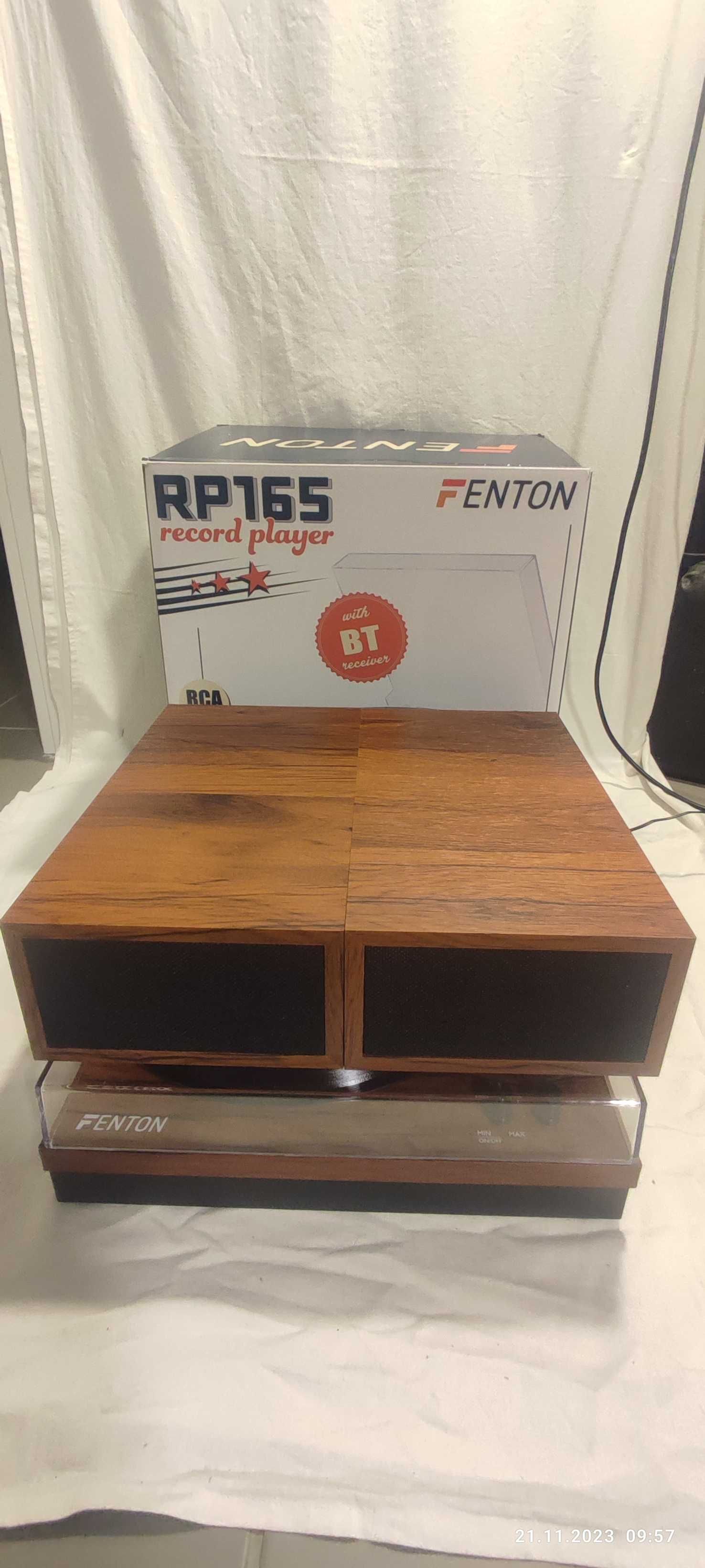 Gramofon Fenton RP165 brązowy
