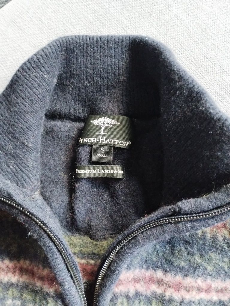 Fynch Hatton sweter rozmiar S wełna 100% Premium Lambswool