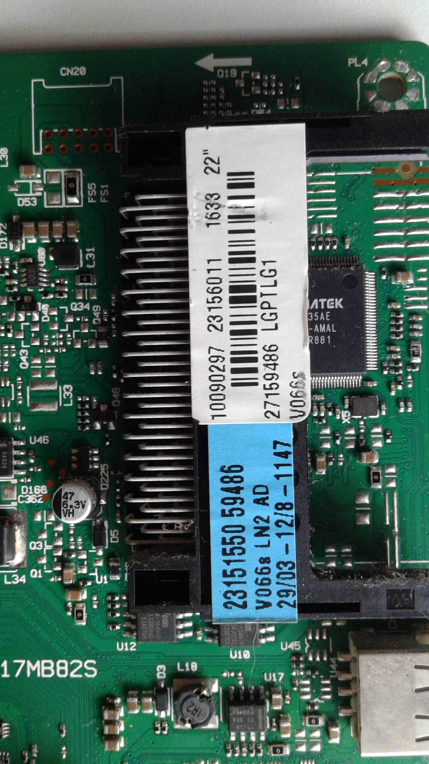 Main board  17MB82S  23156O11