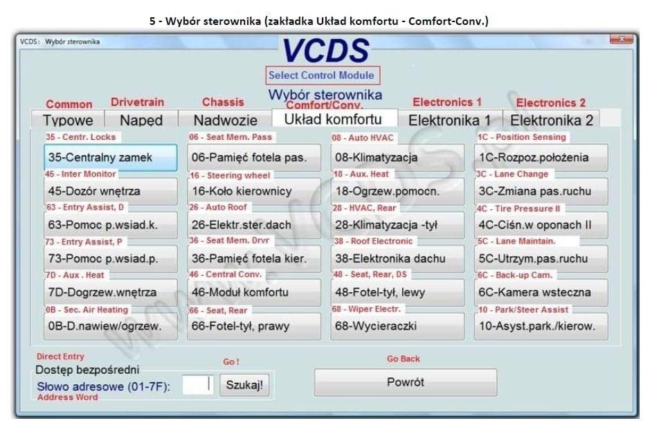 VW Audi Skoda VAG VCDS VAS Kody,Loginy,Kodowania+DUMP ATMEGA 2024r