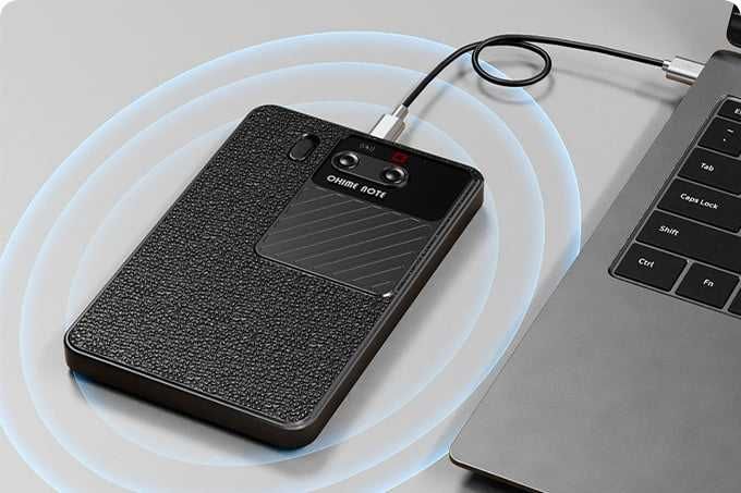 Chime Note inteligentny rejestrator AI tłumacz MagSafe 64Gb 3000mAh