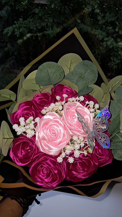 Hand made róże robione ręcznie