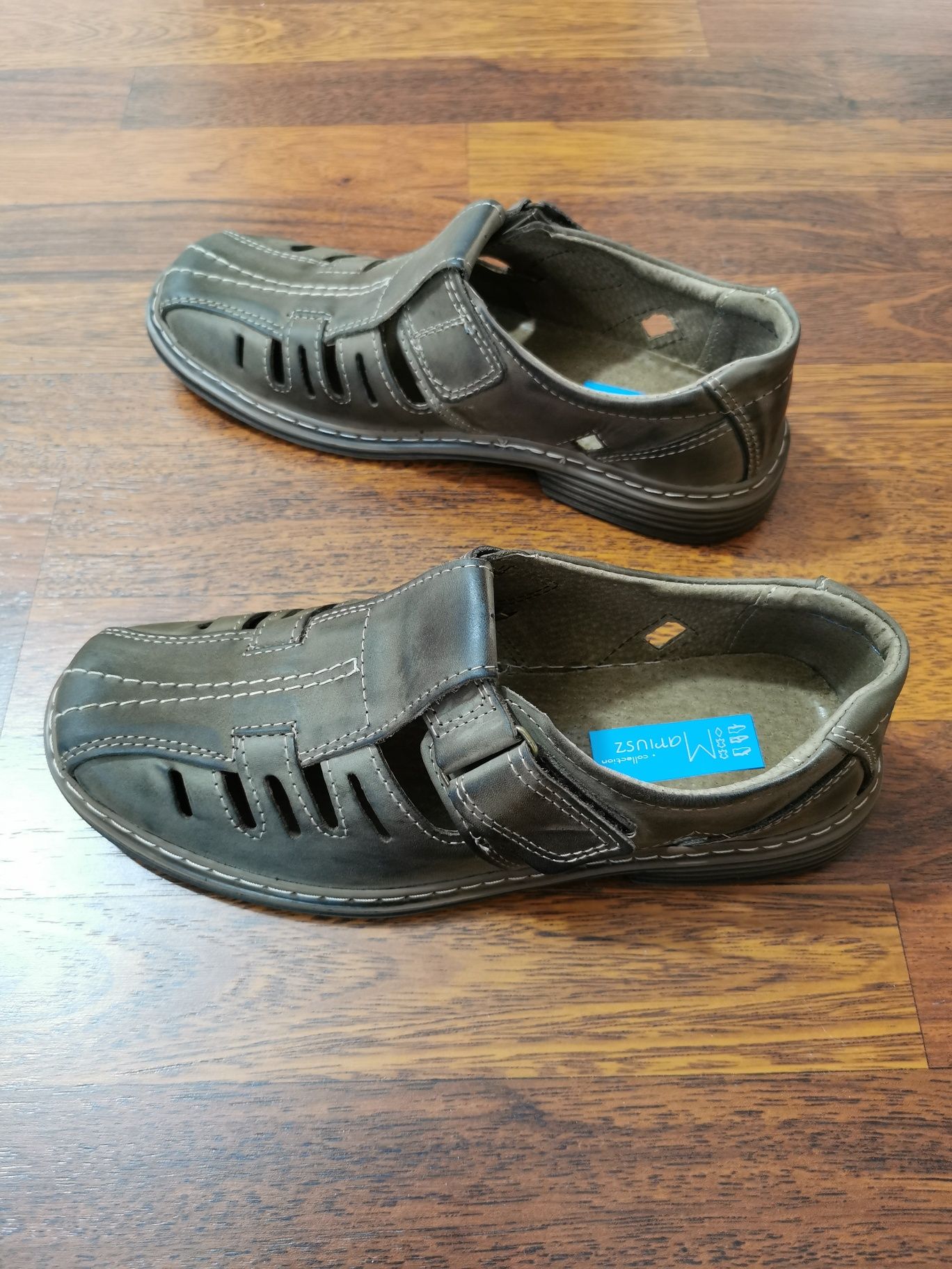Skórzane Letnie Buty i Męskie Lekkie Wygodne