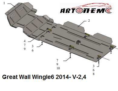 Захист двигуна Great Wall Wingle 5 6 7 SoCool Safe Poer Pegasus