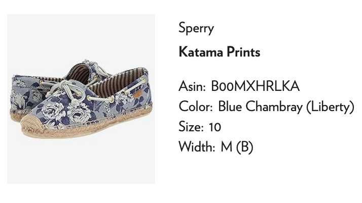 Sperry Top-Sider Women's Katama Prints Boat