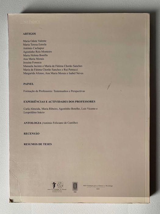 Formação de Professores: Testemunhos e Perspetivas