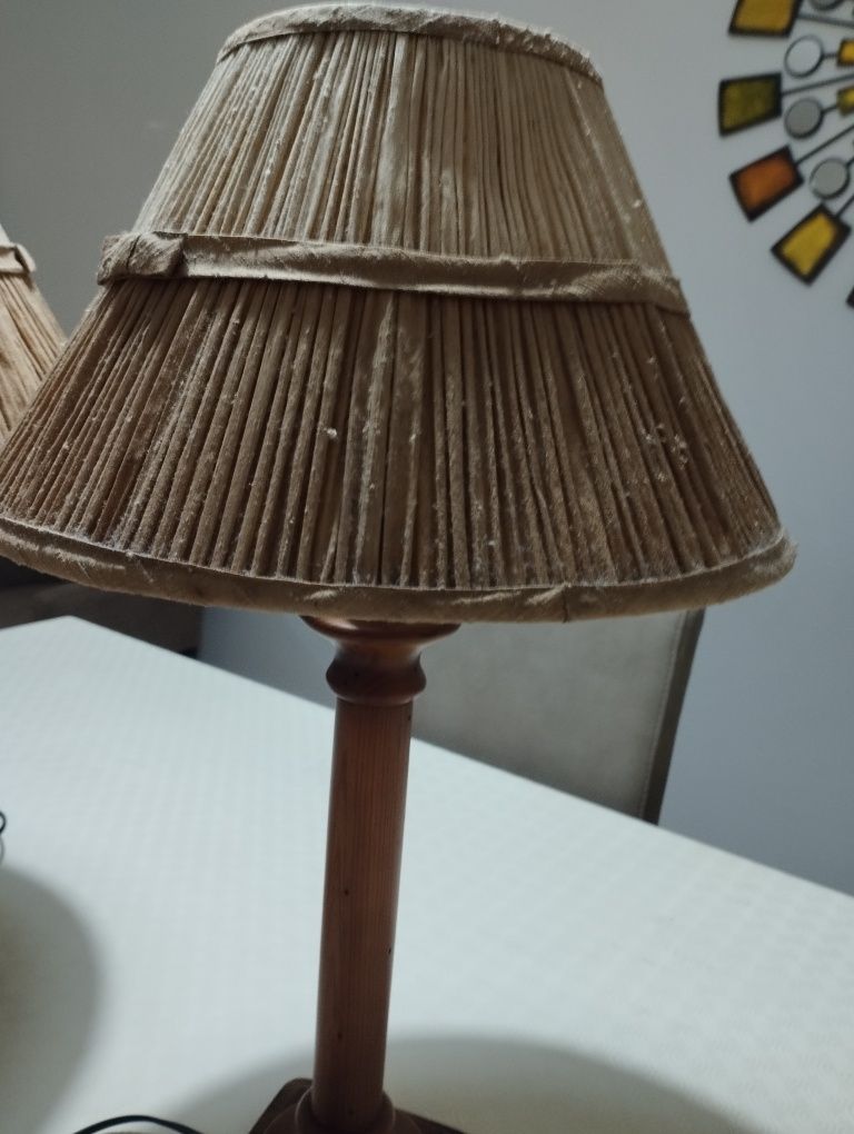 Conjunto de candeeiros como novos