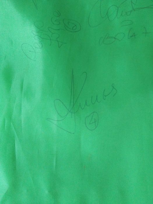 Bandeira Portuguesa Autografada Mundialito Praia 1999