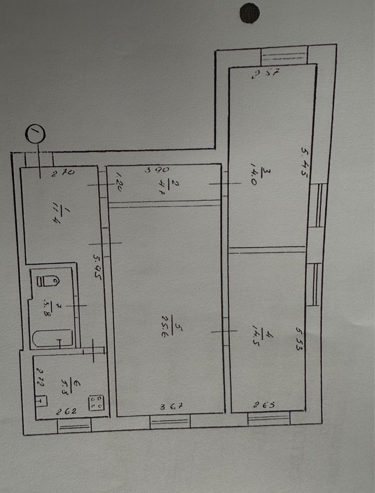 Продам 3к квартиру в центрі