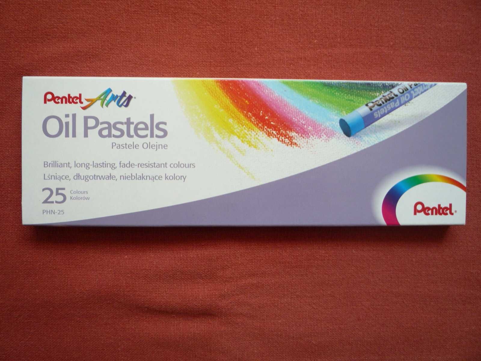 Pentel Kredki Pastelowe Olejne 25 Kolorów