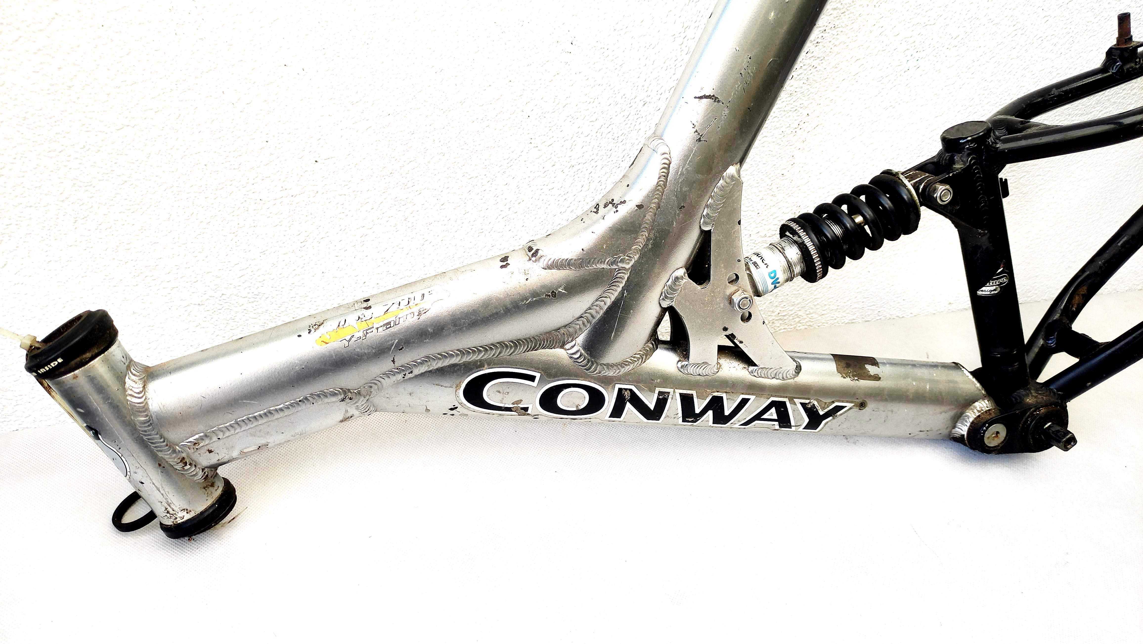 Rama amortyzowana MTB CONWAY 6095 Full Damper DNM BURNER + stery