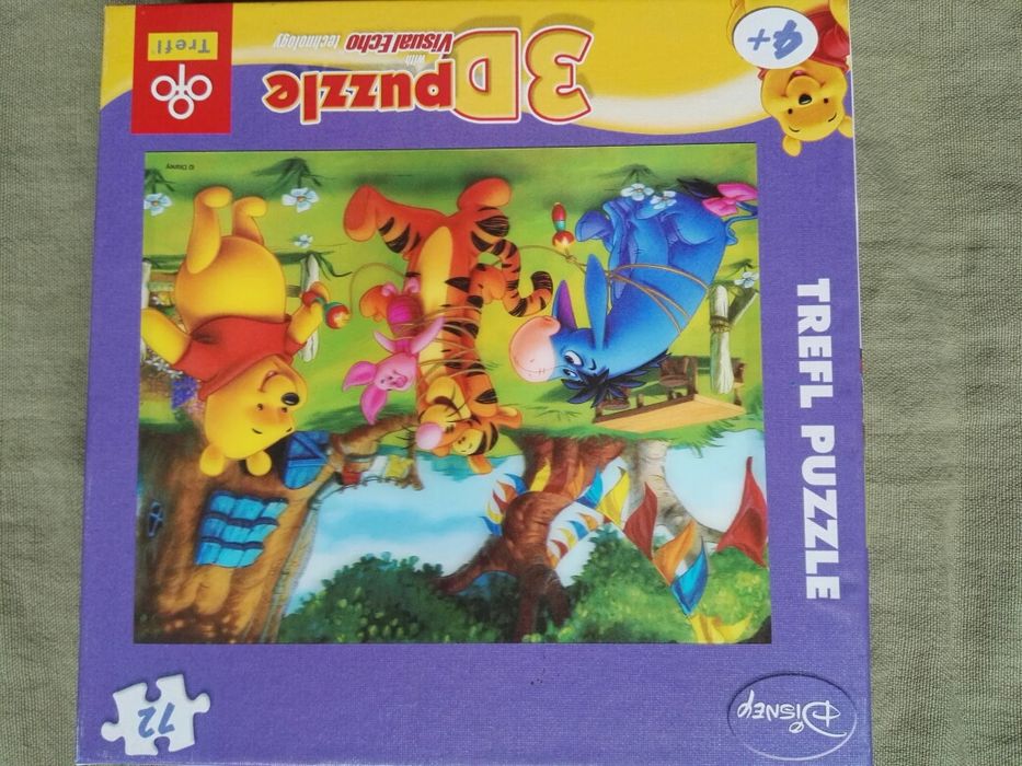 Puzzle Trefl Kubuś Puchatek 4+