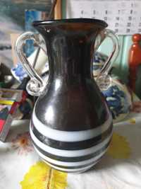 Bohemian Czech Skrdlovice Art Glass Vase by Vlasta Lichtagova