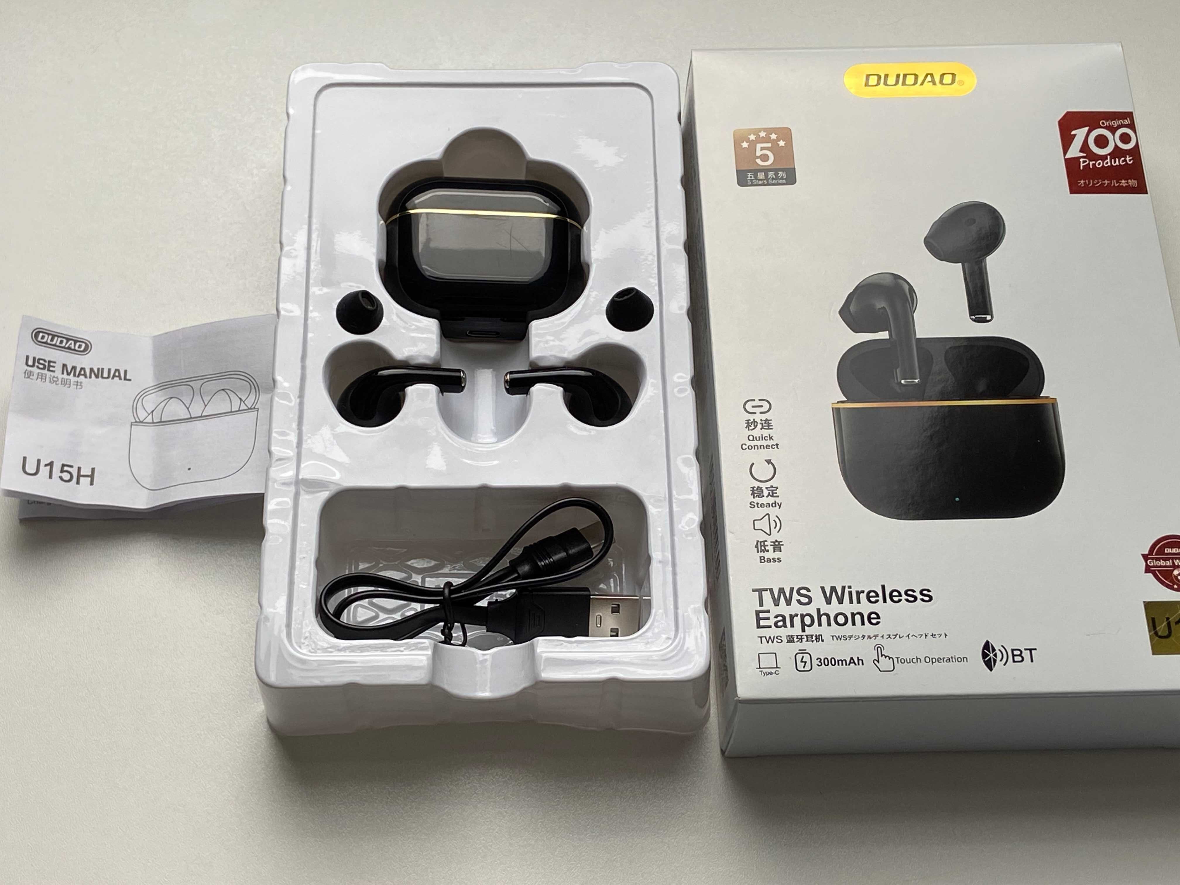 SŁUCHAWKI bezprzewodowe DUDAO U15H TWS bluetooth NOWE z gwarancją !!
