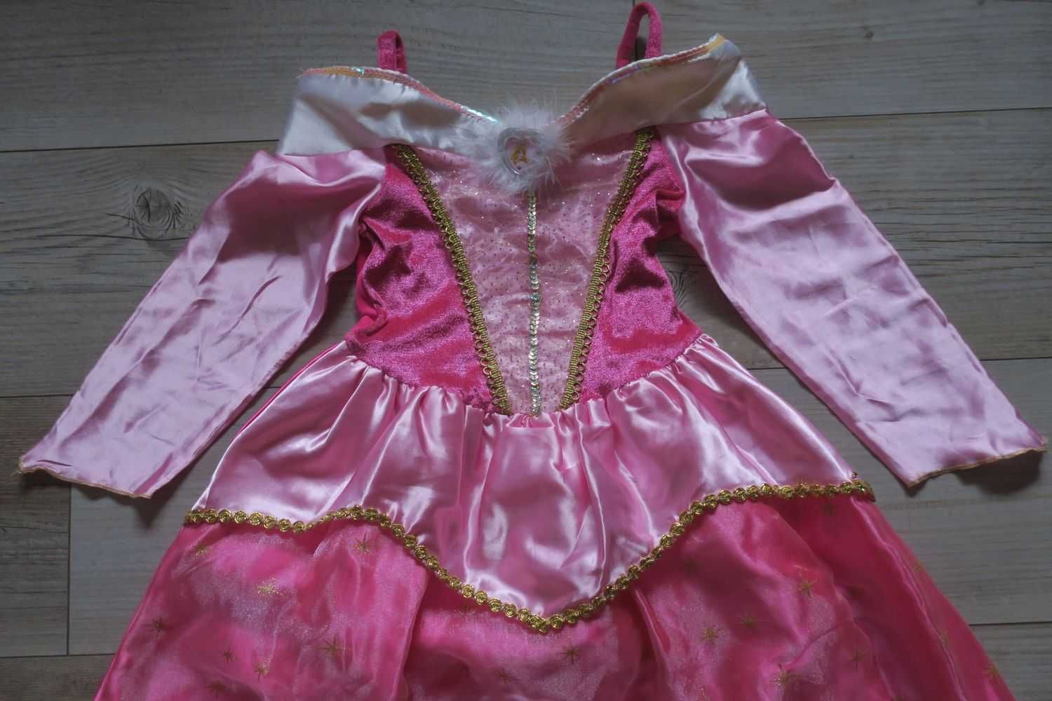 Sukienka karnawałowa księżniczka Aurora Disney r 122-128, 7-8 l Rubies