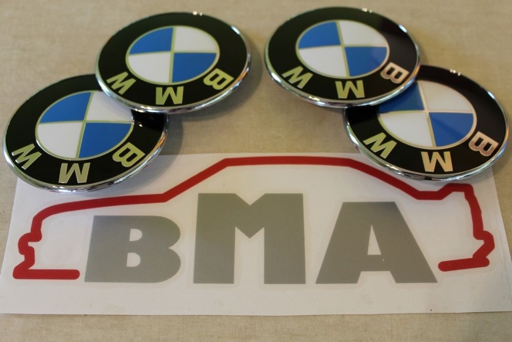 BMW Nowy Emblemat 74 mm Na Klapę Tył 100% Oryginał Części BMA