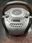 Radiomagnetofon Boombox Srebrny