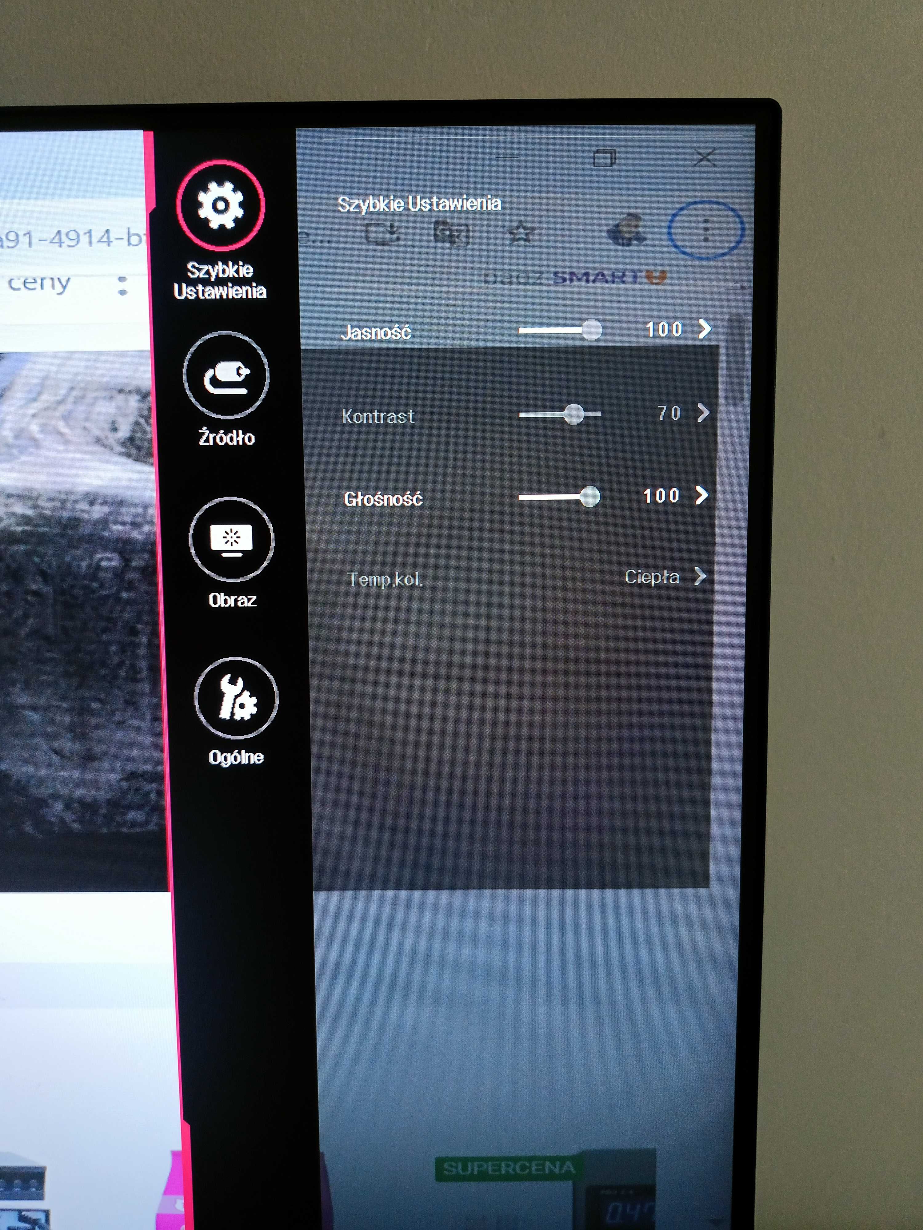 Monitor LG 24MP60G-B 75hZ ,24 cali