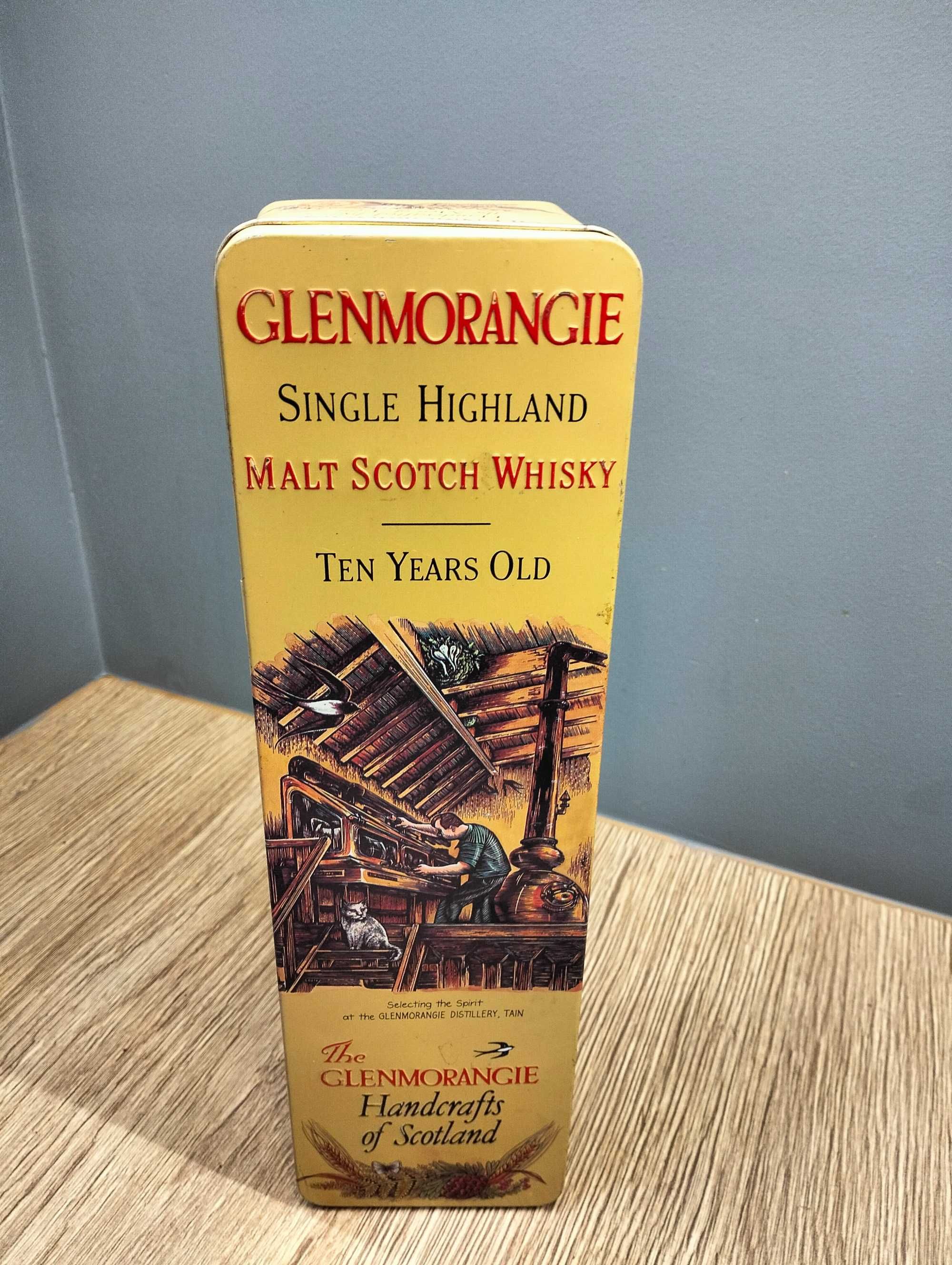 Puszka po Scotch Whisky Glenmorangie