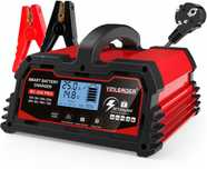 Inteligentna ładowarka samochodowa 25A 12V/24V z wyświetlaczem LCD