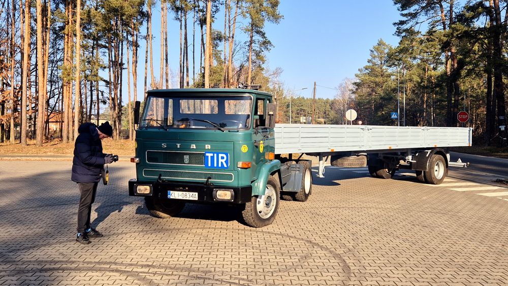 Star c200 ciągnik siodłowy z naczepą