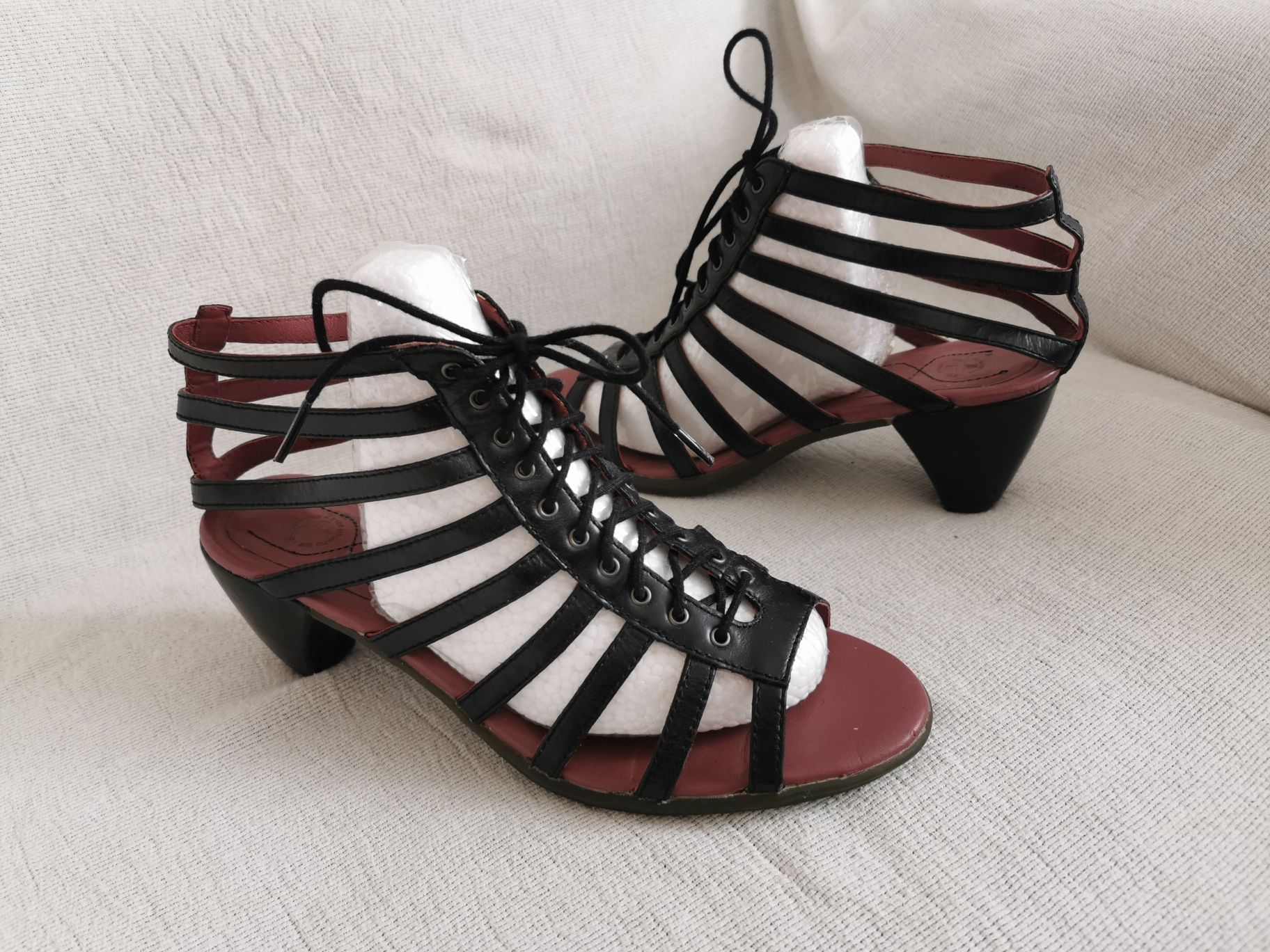Dr. Martens Gladiator sandały rzymianki na obcasie 39