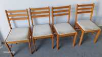 4 cadeiras em madeira