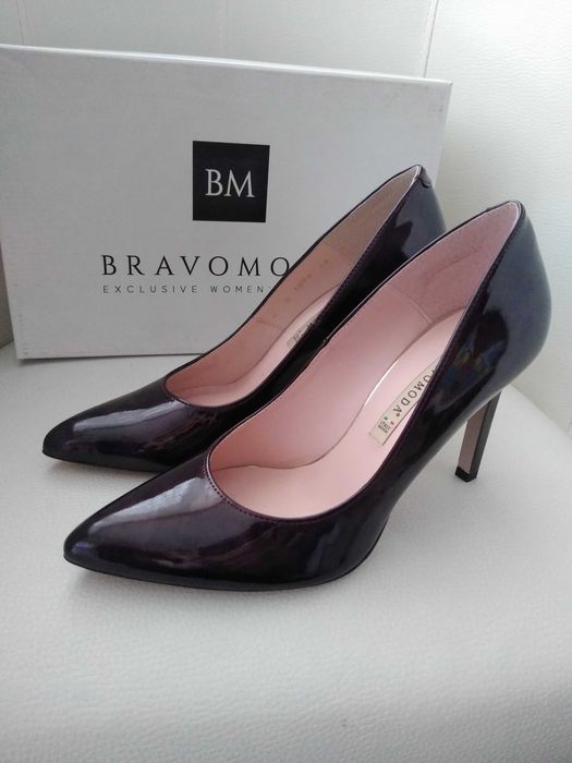 Piękne skórzane buty Bravo Moda