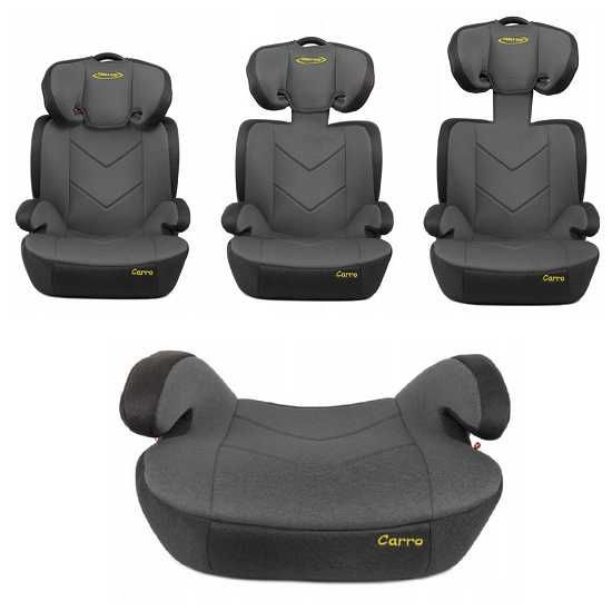 Nowy Fotelik Summer Baby Model CARRO 9-36kg Isofix Szary