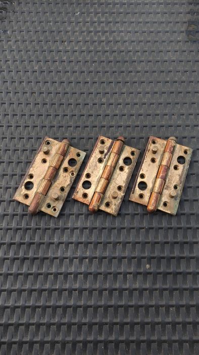 Pack 3 dobradiças de segurança para porta de entrada