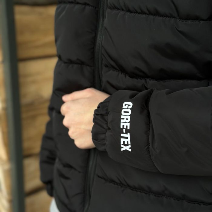 Куртка тепла, зимнова, Arcteryx GORE-TEX, чорна артерикс на гортекс