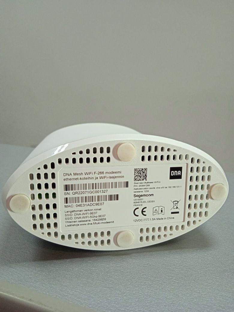 Роутер DNA Mesh WiFi F-266 modeemi