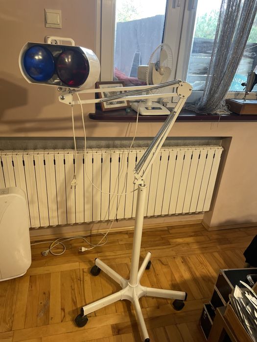 Lampa solux + niebieskie światło