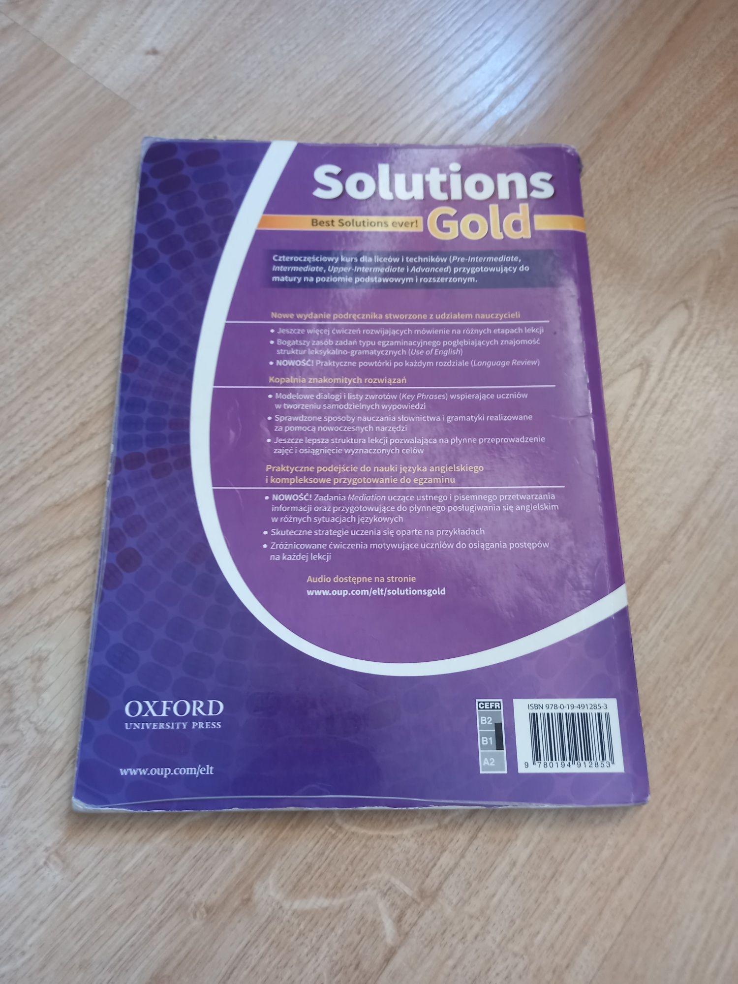 Podręcznik  solutions gold intermediate