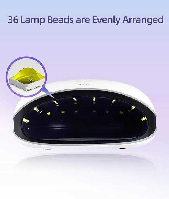 SUNUV SUN4 lampa do paznokci 48 W UV LED biała do domu i studia POWYST
