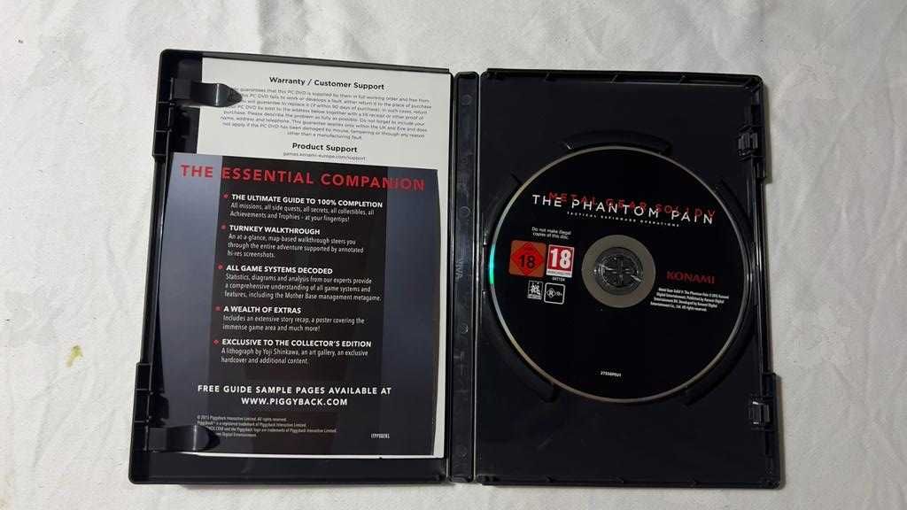 Metal gear Solid V The Phantom Pain Jogo DVD
