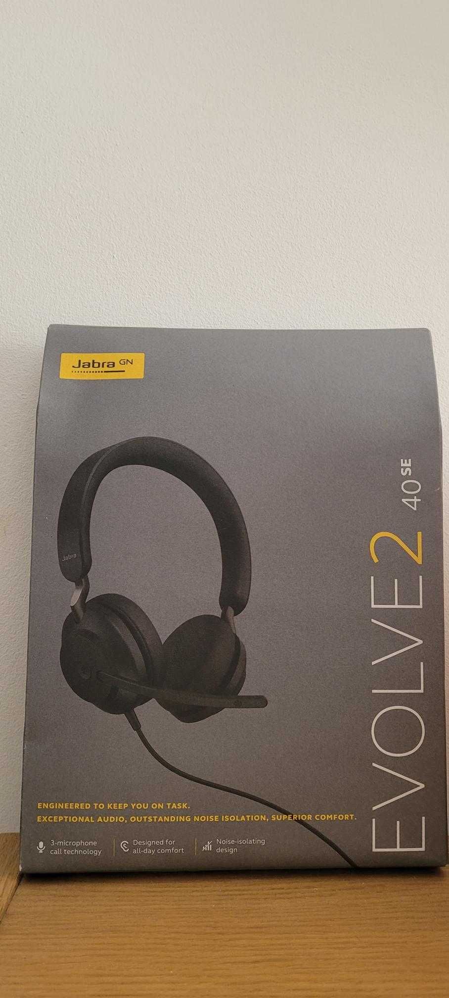 Headset Jabra Evolve 2 40 SE novo