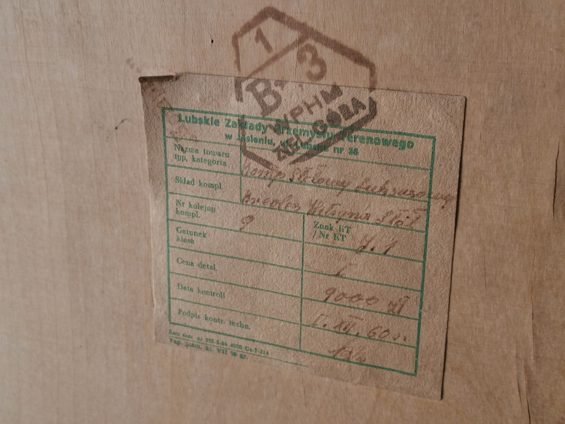 - Mebel PRL - Stary bufet z nadstawką (kredens, komoda)